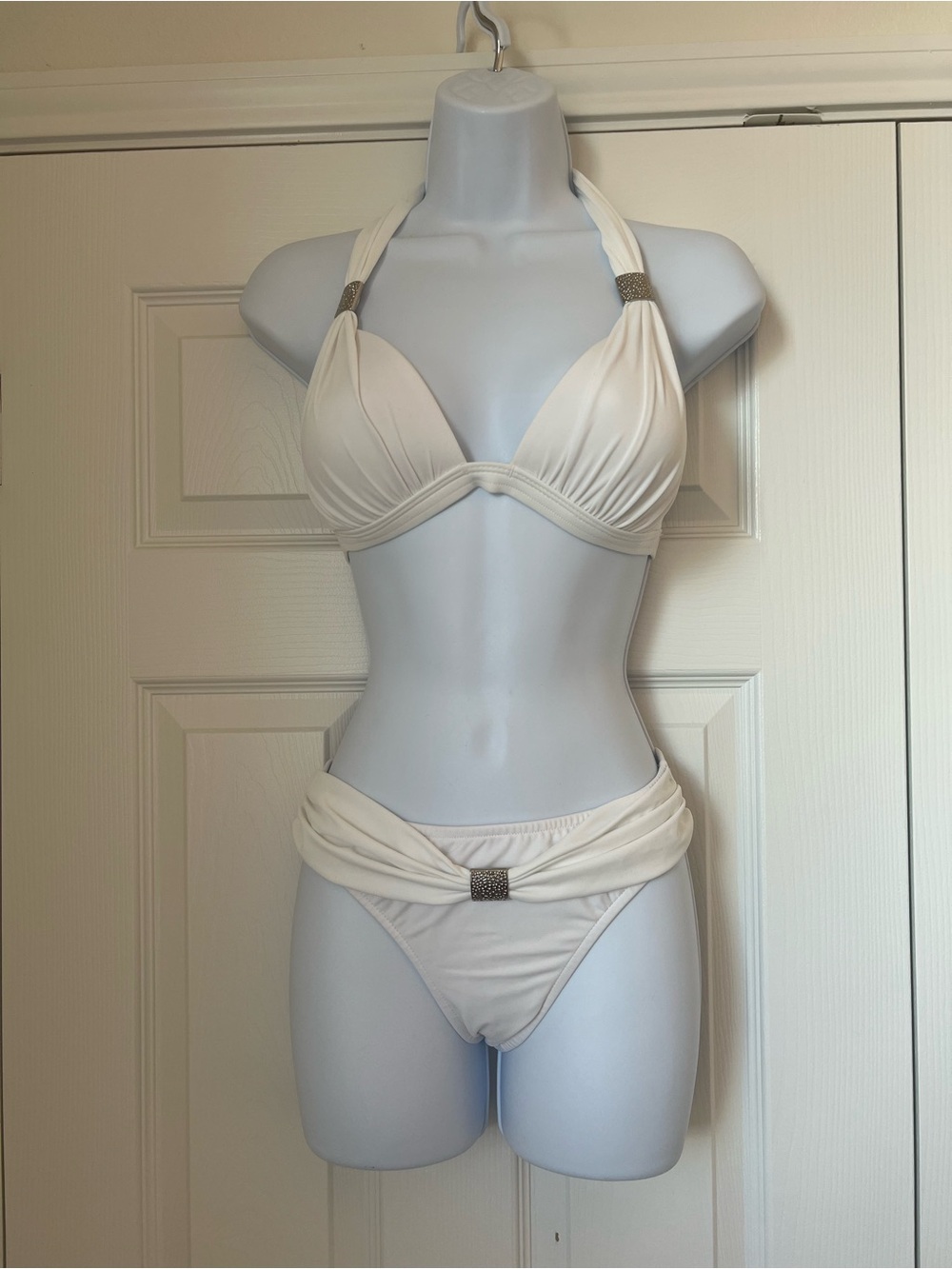 VENUS Goddess Push-Up Halter Top w Matching Goddess Bikini Size 2 + Extra Bottom